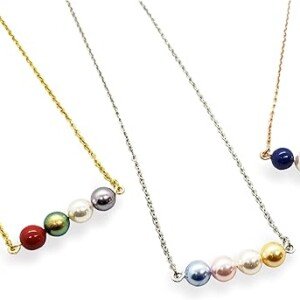 Swarovski Birthstone Pearl Necklace