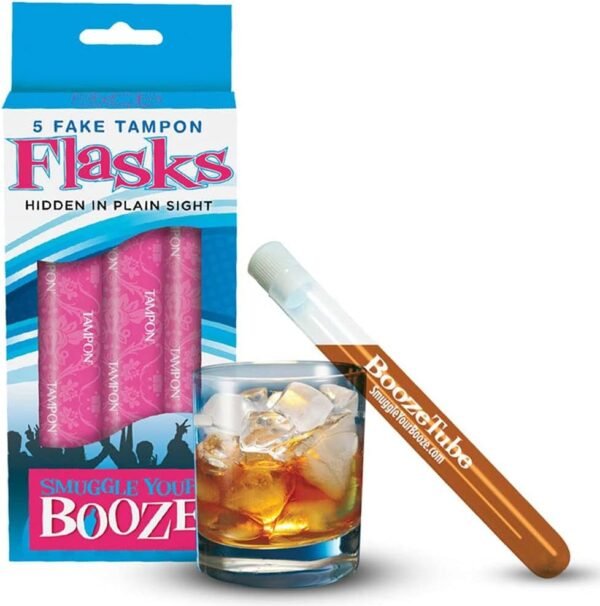 Tampon Flask - 5 Fake Tampons