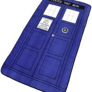 Tardis Silk Touch Throw Blanket