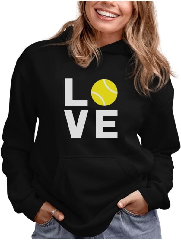 Tennis Sweatshirt: Novelty Gift for Women, Girls
