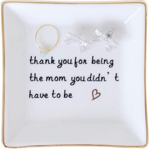 Thank You Mom Trinket Ring Dish
