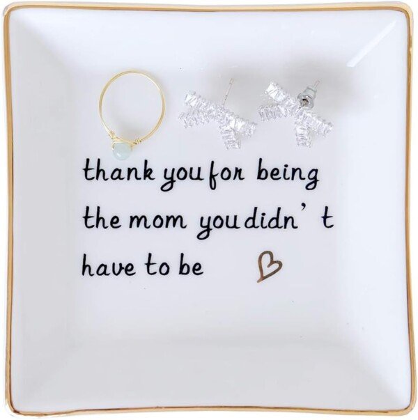 Thank You Mom Trinket Ring Dish