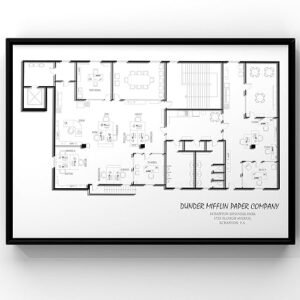 The Office TV Show Poster – Architectural Print