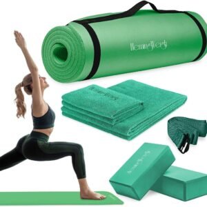 Thick HemingWeigh Yoga Mat Set