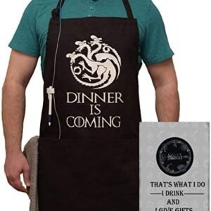 Thrones-inspired Premium Apron: Dinner is Coming