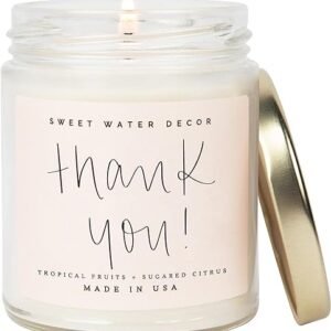 Tropical Fruit Thank You Candle