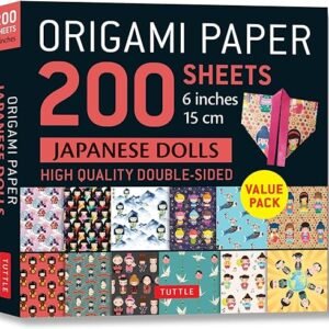 Tuttle Origami Paper: Japanese Dolls Design