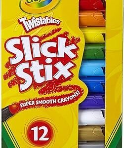 Twistables Slick Stix Crayons, 12 Count