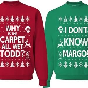 Ugly Christmas Couples Sweaters – Matching Holiday Sweatshirts