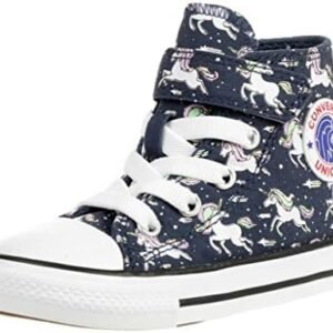 Unicorn Print Velcro High Top Sneaker