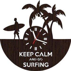 Unique Surfing Wall Clock – Christmas Gift