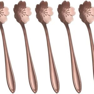 Verdental Stainless Steel Sakura Coffee Spoons