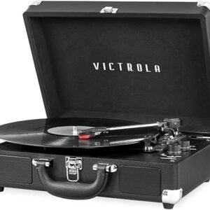 Vintage Bluetooth Record Player with Built-in Speakers