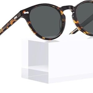 Vintage Round Polarized Sunglasses for Women