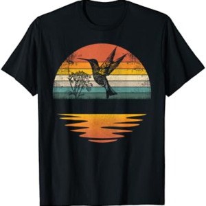 Vintage Sunset Hummingbirds T-Shirt