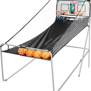 VIVOHOME Foldable Dual Shot Basketball Arcade Game