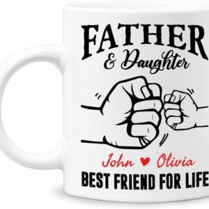 Wassmin Father Daughter Best Friends Mug