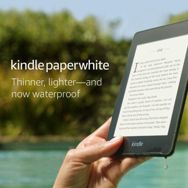 Waterproof Kindle Paperwhite with increased storage