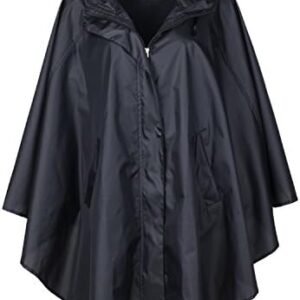 Waterproof Packable Rain Poncho Jacket