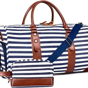 Weekender Bag for Women with Shoes Compartment