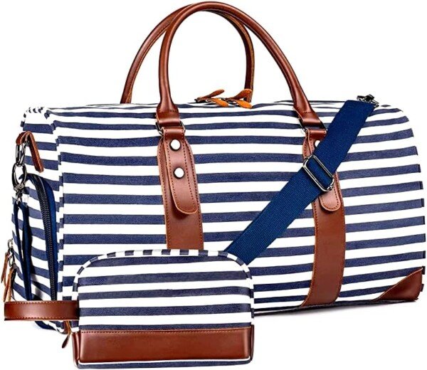 Weekender Bag for Women with Shoes Compartment