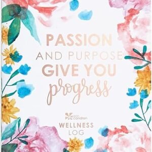 Wellness Log Planner with Sticker Set