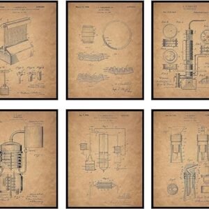 Whiskey Patent Wall Decor – Bar Art