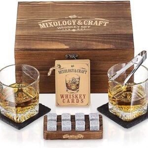 Whiskey Stones Gift Set for Men