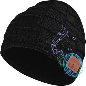 Wireless Beanie Hat with Removable Headphones