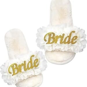 Women's Bride Slippers for Wedding