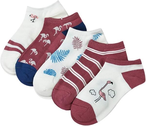Women's Flamingo Low Cut Socks