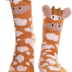 Women's Fuzzy Slipper Socks - Cozy & Warm