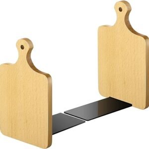 Wood Bookends for Office and Kitchen