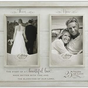 Wood Photo Frame – 25th Anniversary