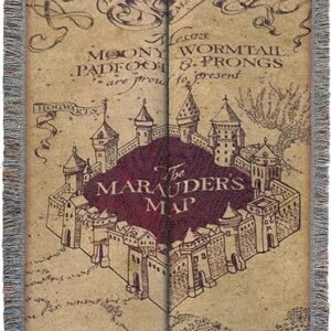 Woven Tapestry Throw, Marauders Map