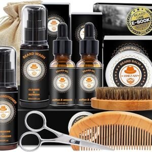 XIKEZAN Beard Grooming Kit with Beard Care Gifts