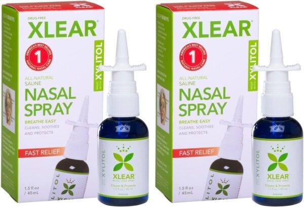 Xlear Nasal Spray, Natural Saline Moisturizer