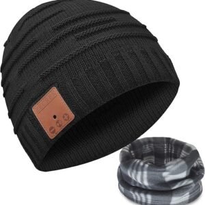 ZecRek Bluetooth Beanie: Winter Hat, Stocking Stuffer