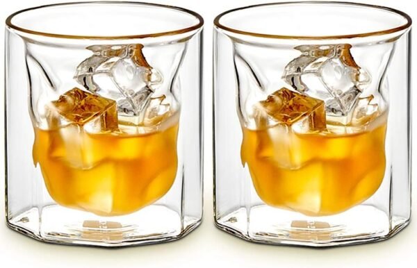 ZENS Double Walled Whiskey Glass Set