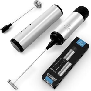 Zulay Travel Milk Frother - Powerful & Versatile